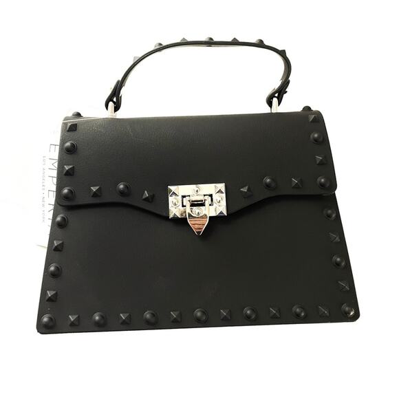 Emperia Studded Jelly Crossbody Bag Black - Picture 1 of 2